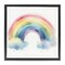 Stupell Industries Soft Rainbow with Clouds Floating Frame, design by Creative Studio